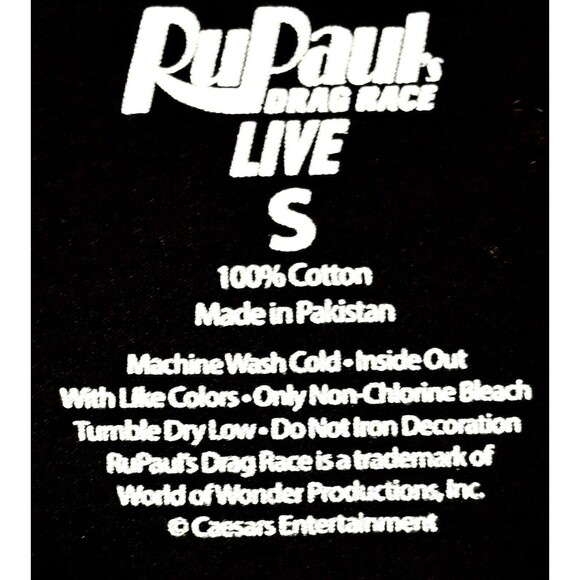 Ru Paul Paul’s Drag Race Live Gentlemen Start Your Engines Las Vegas Black Tee S - Picture 5 of 5